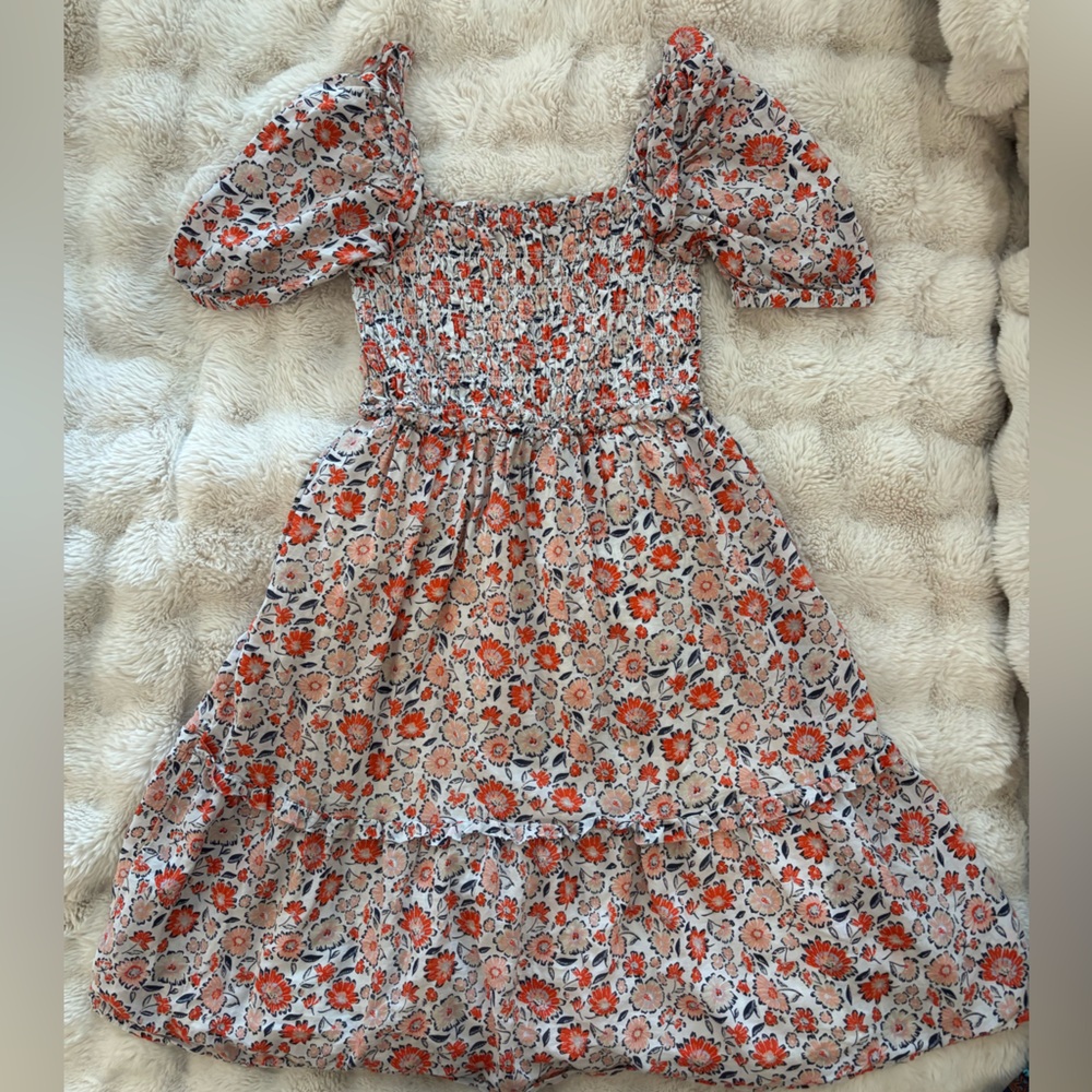Vineyard Vines Floral Puff Sleeve Dress.